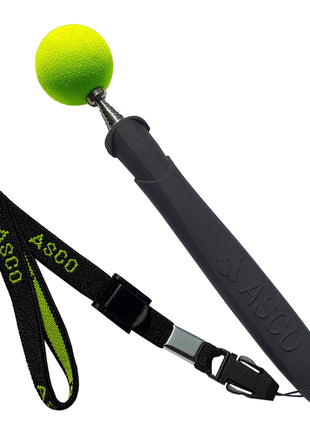 ASCO Target Stick - Target Stab für Hunde Katzen Targettraining - Targetstick ausziehbar mit Softball - Edelstahl Targetstab mit Teleskopfunktion