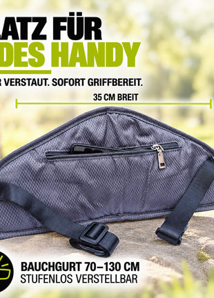 ASCO Futterbeutel Duo für Hunde mit 2 Leckerlitaschen
