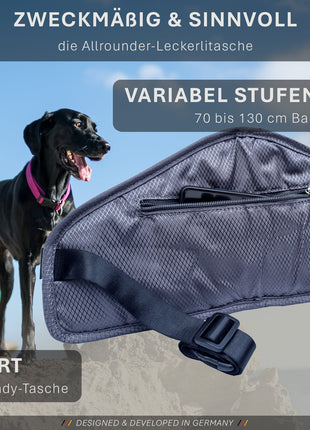 ASCO Leckerlibeutel Duo für Hunde mit 2 Leckerlitaschen