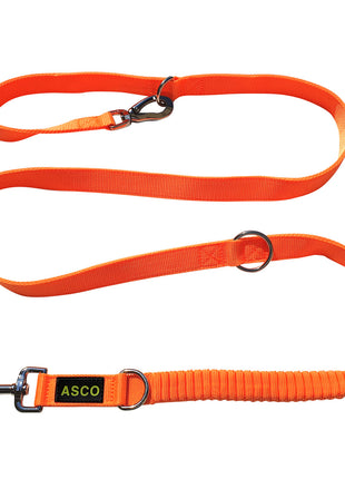 ASCO Hundeleine mit Ruckdämpfer 100-200 cm