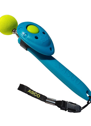 ASCO ClickStick - Target Stick with Detachable Premium Clicker - Target Stick for Dog and Cat Clicker Training - Extendable Target Stick with Extra Clicker - Target Stick for Target Training 