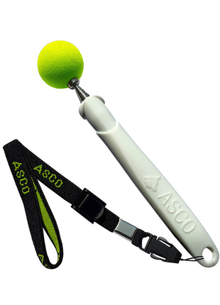 ASCO Target Stick - Target Stab für Hunde Katzen Targettraining - Targetstick ausziehbar mit Softball - Edelstahl Targetstab mit Teleskopfunktion