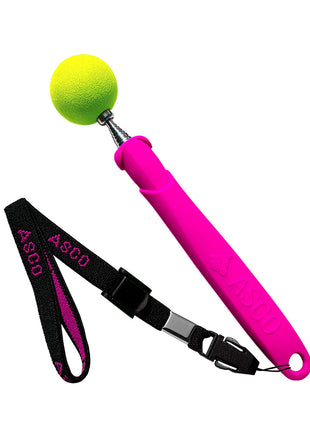 ASCO Target Stick - Target Stab für Hunde Katzen Targettraining - Targetstick ausziehbar mit Softball - Edelstahl Targetstab mit Teleskopfunktion