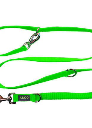 ASCO Hundeleine mit Ruckdämpfer 100-200 cm