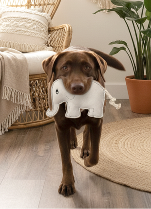 BUDDY. Hundespielzeug aus Leder "Elefant"