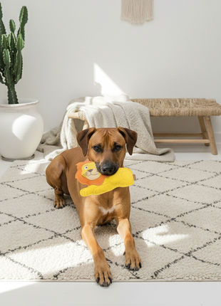 BUDDY. Hundespielzeug aus Leder "Löwe"