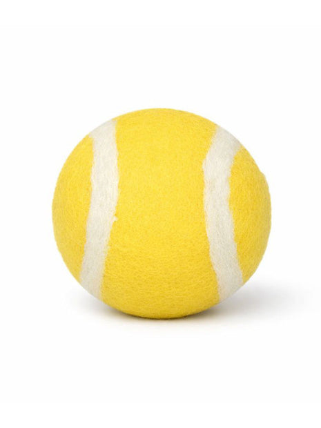 BUDDY. Dog toy made of sheep's wool "Tennis ball"