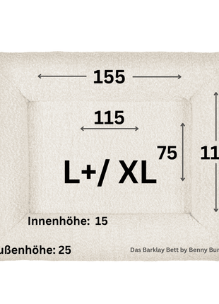 Barklay Größe L+/ XL mit Bouclébezug