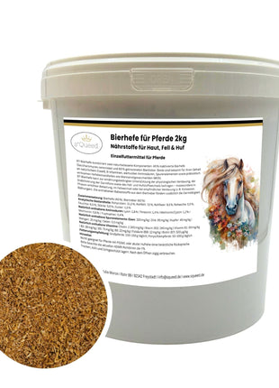 BT Bierhefe Pferd 2kg – bei Kotwasser, Fellwechsel & empfindlicher Verdauung