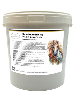 BT Bierhefe Pferd 2kg – bei Kotwasser, Fellwechsel & empfindlicher Verdauung