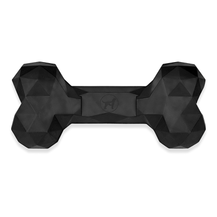 Diamond Bone Hundespielzeug-Kauknochen – Black Schwarz
