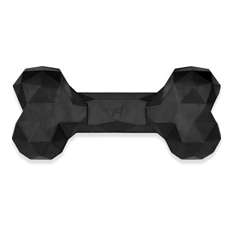 Diamond Bone Hundespielzeug-Kauknochen – Black Schwarz