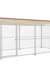 2 x 4 m / Gitter / mit Dach ohne Boden