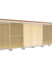 Schutzecke / 2 x 8 m einmal unterteilt