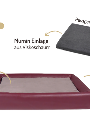 Orthopädisch-Plus Bundle | KUDDE Hundebett + Mumin Einlage Alltid