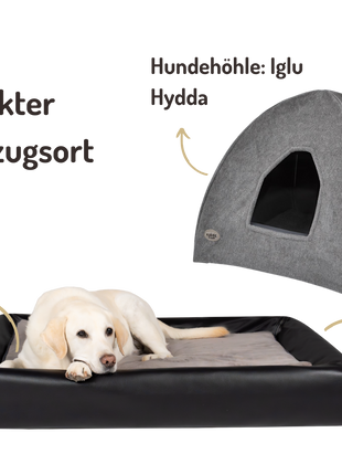 Hundehöhlen-Bundle | KUDDE + Iglu Hydda