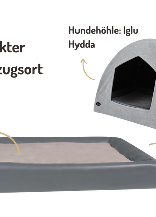 Hundehöhlen-Bundle | KUDDE + Iglu Hydda