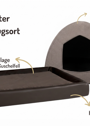 Hundehöhlen-Bundle | KUDDE + Iglu Hydda