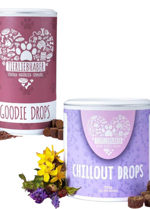 Reise Bundle Chillout Drops zur Beruhigung & Belohnungsdrops von Tierliebhaber