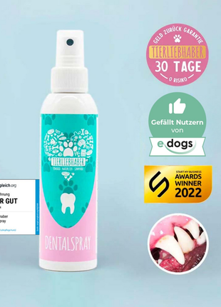 Natürliches Dentalspray zur Entfernung von Zahnstein von Tierliebhaber