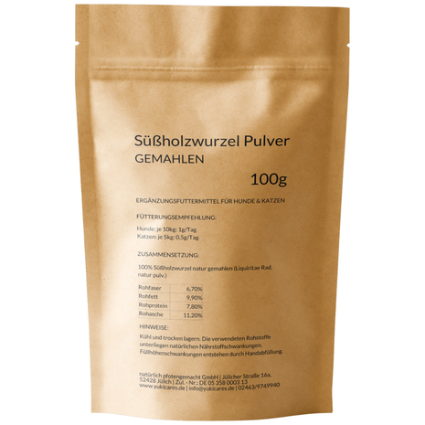 Ground licorice root 100g 