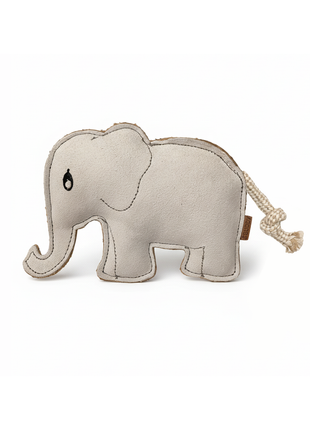 BUDDY. Hundespielzeug aus Leder "Elefant"