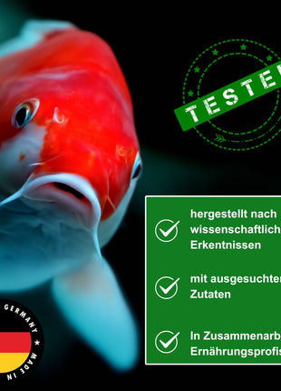 KENKOU® -Selektion- ENERGIE 5 Liter -mit Mehlwürmern, Seidenraupen, Gammarus