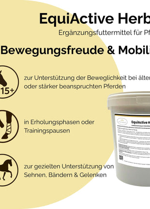 EquiActive Herbal 1kg – Kräutermischung zur Unterstützung von Beweglichkeit & Vitalität beim Pferd