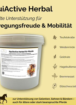 EquiActive Herbal 1kg – Kräutermischung zur Unterstützung von Beweglichkeit & Vitalität beim Pferd