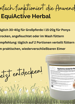 EquiActive Herbal 1kg – Kräutermischung zur Unterstützung von Beweglichkeit & Vitalität beim Pferd