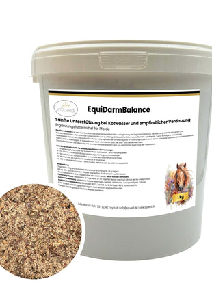 EquiDarmBalance 1kg – natürliches Zusatzfutter für Pferde bei Kotwasser & empfindlicher Verdauung