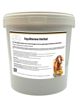 EquiRenew Herbal 1kg - Fellwechsel beim Pferd unterstützen