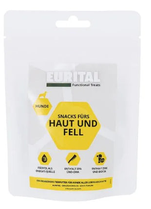 Eurital Dog Snacks 70 g – getreidefreie Snacks mit Lachs & Fischöl für gesunde Haut und glänzendes Fell