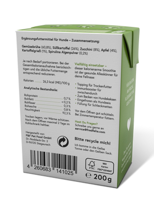 Smoothie Gemüse mit Spirulina