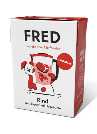 Smoothie Rind mit Hagebutte