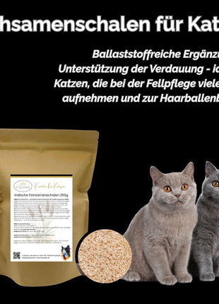 Flohsamenschalen Katze 250g