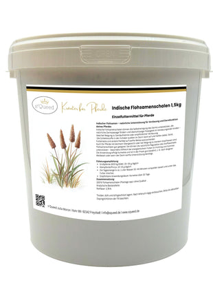 Flohsamenschalen Pferd 1,5 kg - bei Kotwasser und empfindlicher Verdauung
