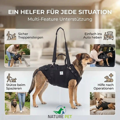 Continuous carrying aid for dogs 