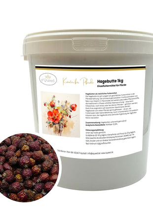 Hagebutten für Pferde 1kg, getrocknet, ganze Frucht