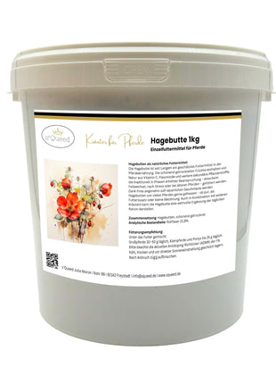 Hagebutten für Pferde 1kg, getrocknet, ganze Frucht