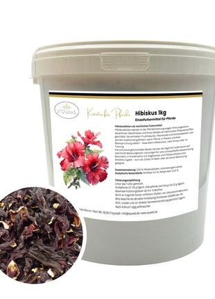 Hibiskus Pferd 1kg, getrocknet, ganze Blüte
