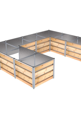 Hochbeet "Sprössling" U-Form | Höhe: 65 cm