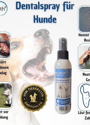 AnoKath® Dental Spray – Hunde Zahnpflege ohne Zähneputzen, frischer Atem