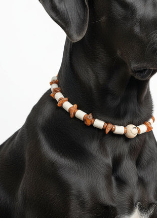 EM Keramik Kette Amberwood für Hunde