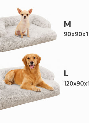 Hundebett "Balu" kuschelig weiche & waschbare Auflage – mit hohem Rand für Auto & Sofa