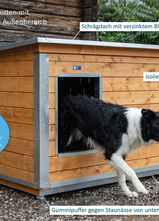 Schrägdach-Hundehütten | Hundehütten für den Außenbereich