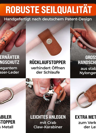 LeichtLaufLeine® Kurzleine und Übungsleine zur besseren Leinenführung