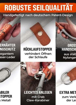 LeichtLaufLeine® Kurzleine und Übungsleine zur besseren Leinenführung