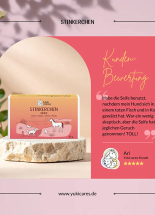 Stinkerchen Seife für Hunde, Katzen und Pferde