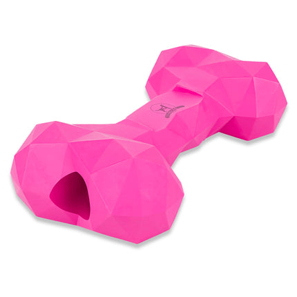 Diamond Bone Hundespielzeug-Kauknochen – Hot Pink